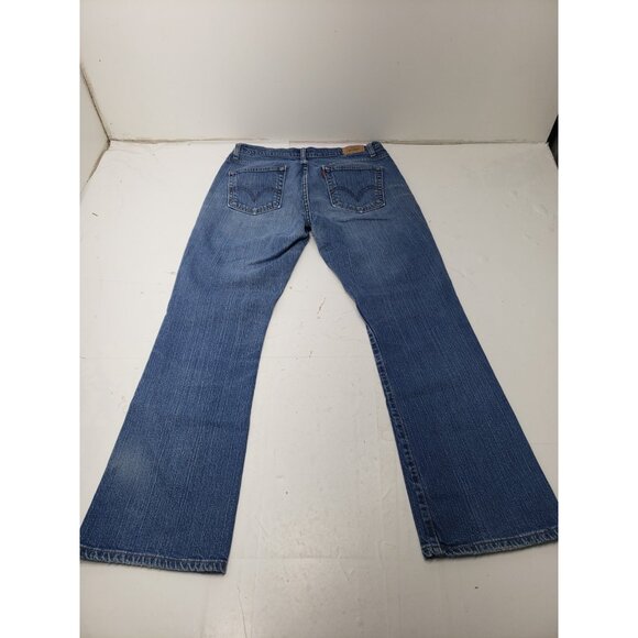 Levi Strauss & Co 529 Curvy Bootcut Light Wash Jeans Size 12 Medium Pre Owned - Picture 7 of 12